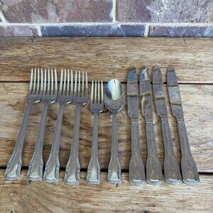 Cuisinart Elite Valloire Stainless Flatware 10 Pieces Misc. Lot Glossy